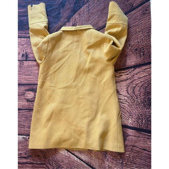 Etcetera Womens‎ Yellow Wool Blend Coat Size 12 - Picture 9 of 11
